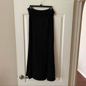 Bobeau Black Maxi Skirt